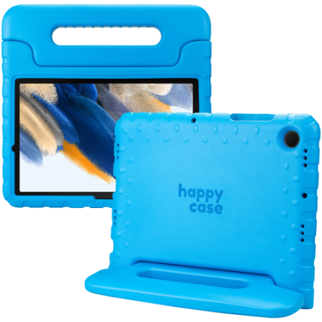 HappyCase Kinder Tablethoes met Handvat in de kleur Blauw